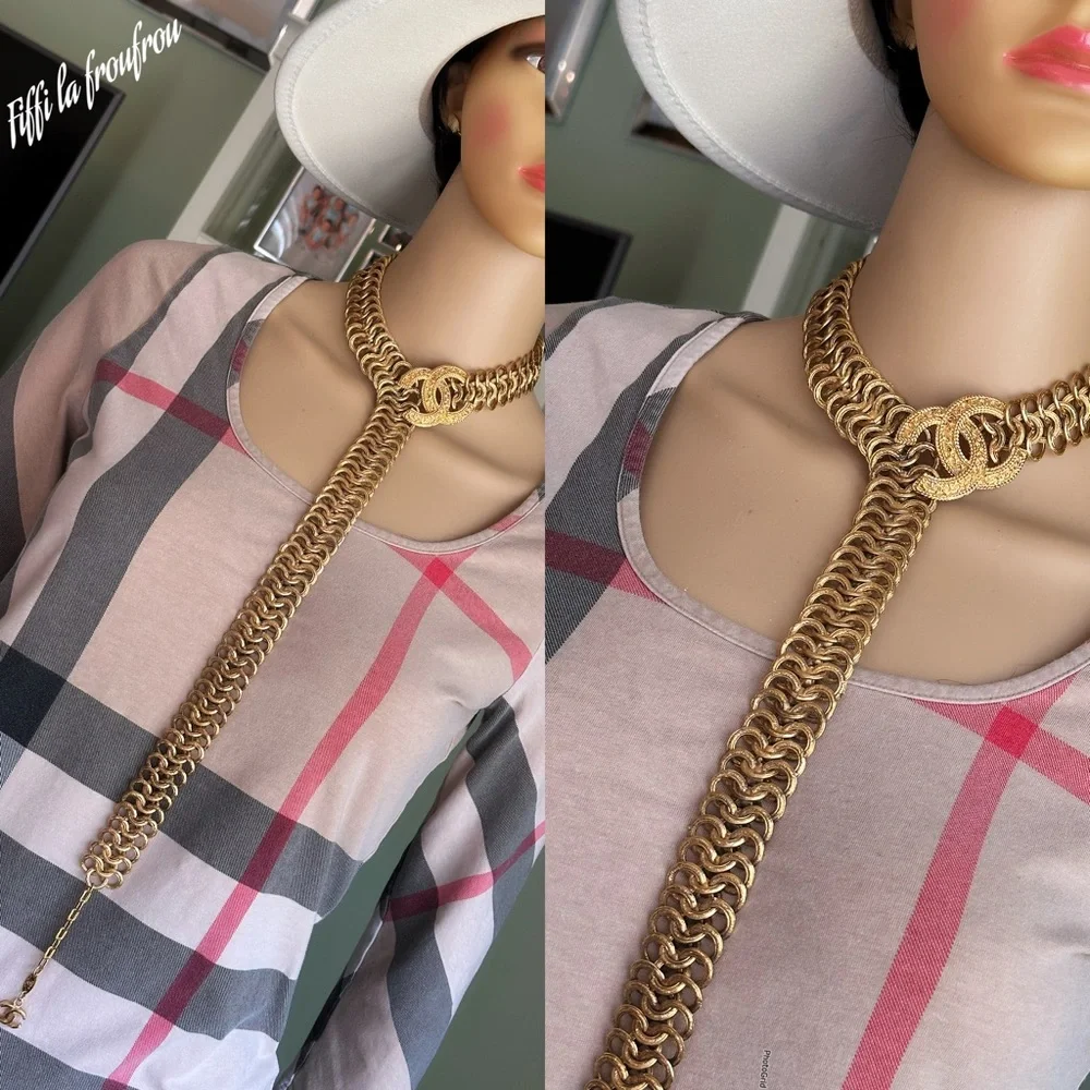 Authentic Chanel belt/necklace
